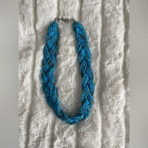 Blue Beaded Necklace